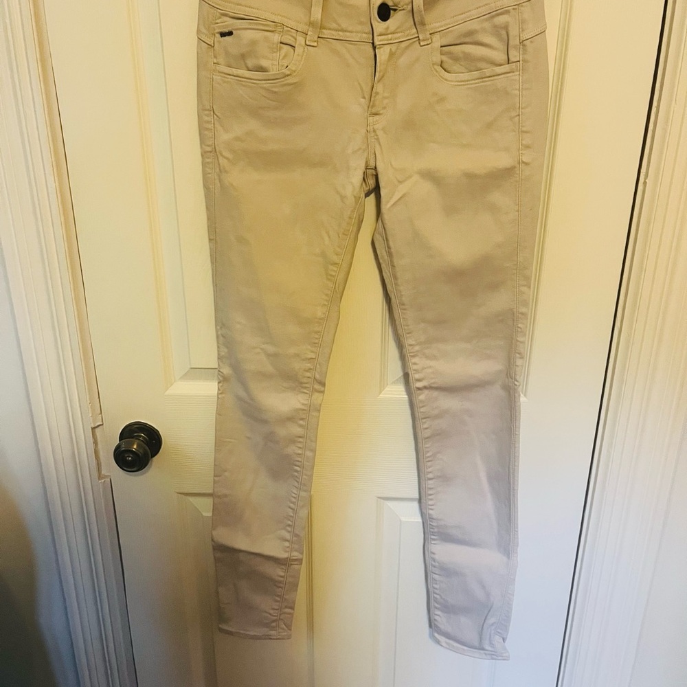 G-Star Skinny Jeans in Light Beige